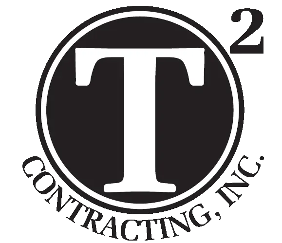 logo of contracting inc in black with no background